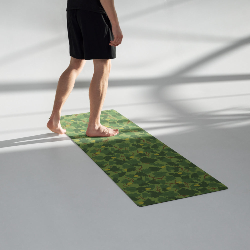 American Mitchell Wine Leaf Green CAMO Yoga mat - Mat