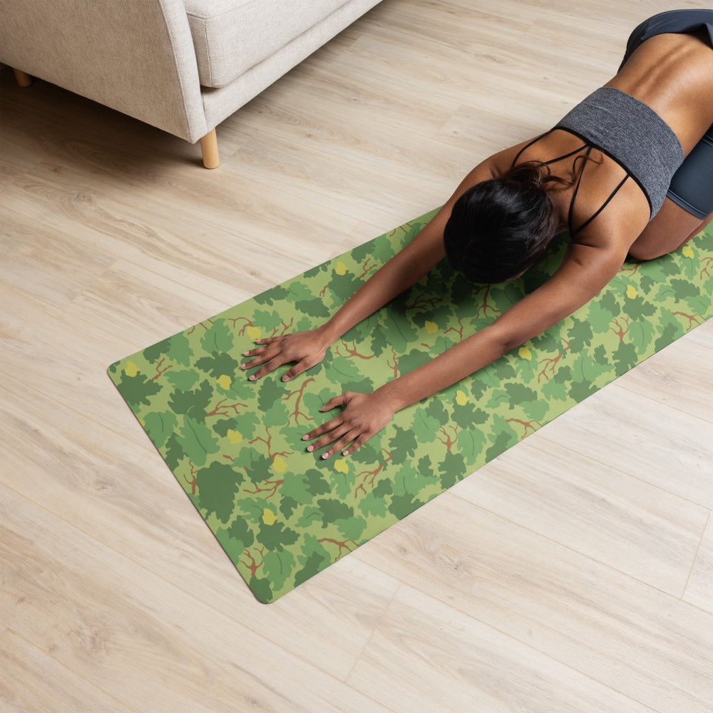 American Mitchell Wine Leaf Green CAMO Yoga mat - Mat