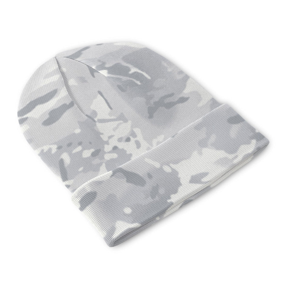 American Multi CAMO Alpine Knitted Beanie - U / White