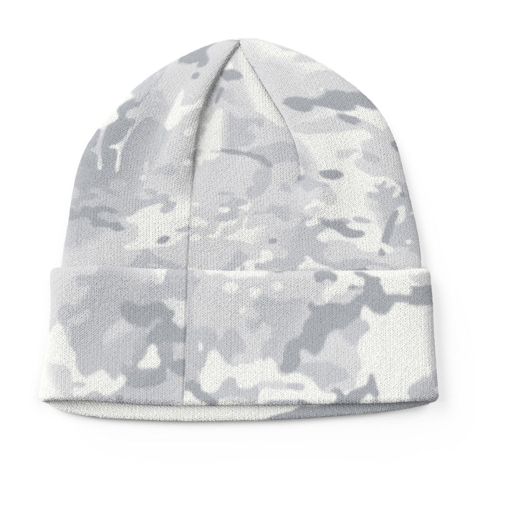 American Multi CAMO Alpine Knitted Beanie - U / White