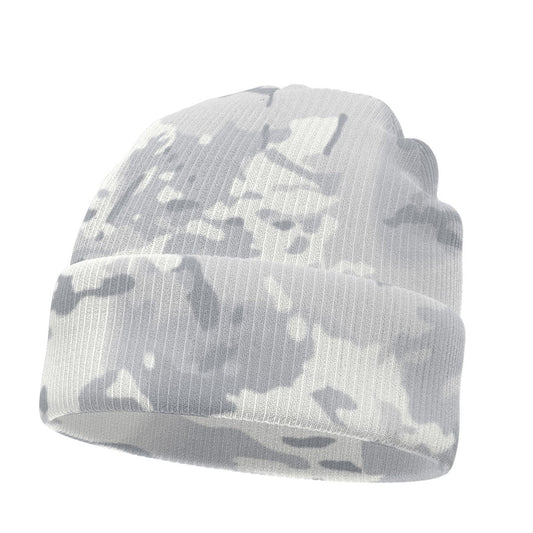 American Multi CAMO Alpine Knitted Beanie - U / White