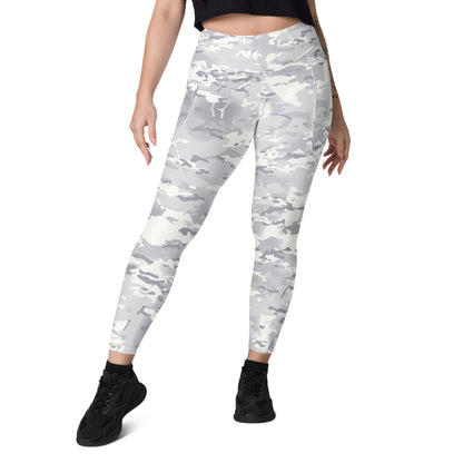 American Multi CAMO Alpine Leggings with pockets - Womens With Pockets