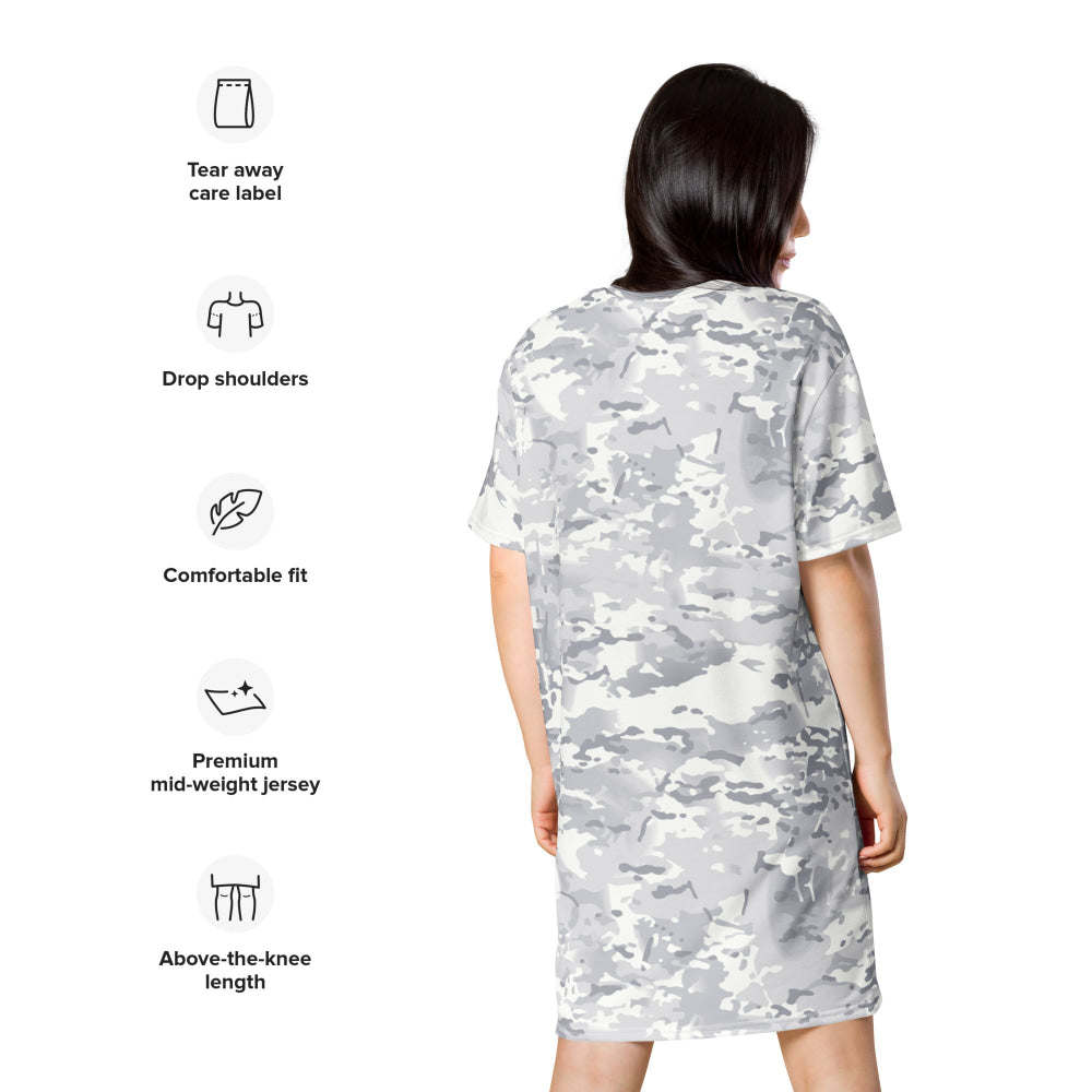 American Multi CAMO Alpine T-shirt dress - Womens T-Shirt Dress