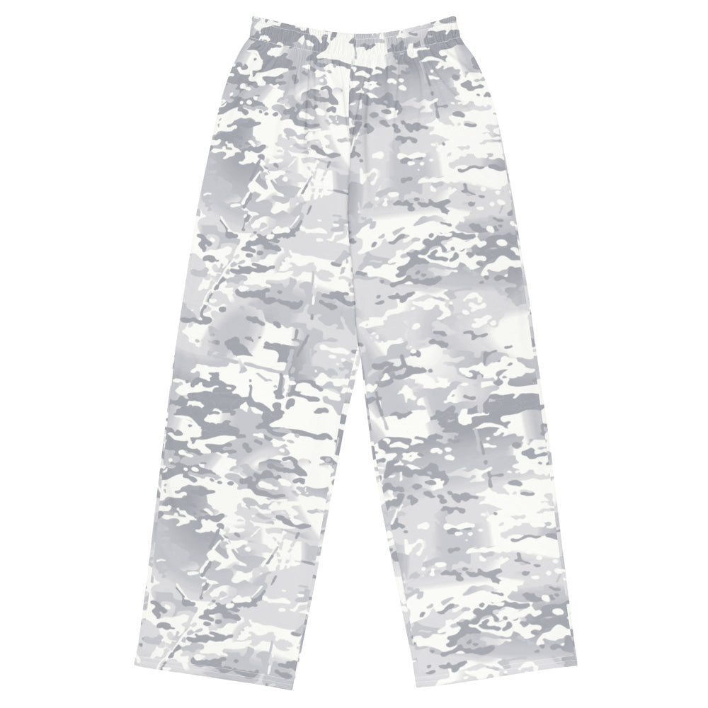 American Multi CAMO Alpine unisex wide-leg pants - 2XS - Unisex Wide-Leg Pants