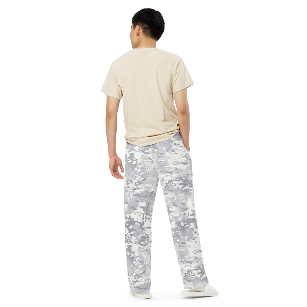 American Multi CAMO Alpine unisex wide-leg pants - Unisex Wide-Leg Pants