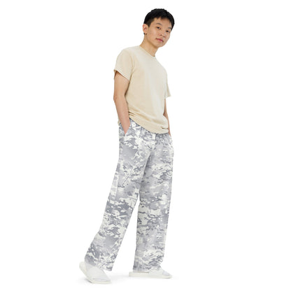 American Multi CAMO Alpine unisex wide-leg pants - Unisex Wide-Leg Pants