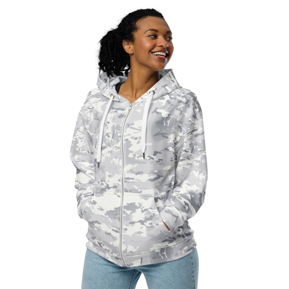American Multi CAMO Alpine Unisex zip hoodie
