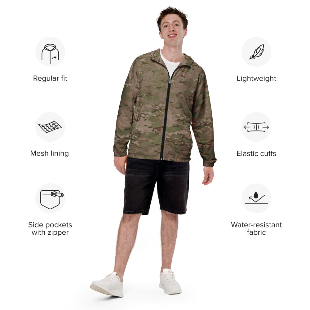 American Multi CAMO Arid Men’s windbreaker - Mens Windbreaker