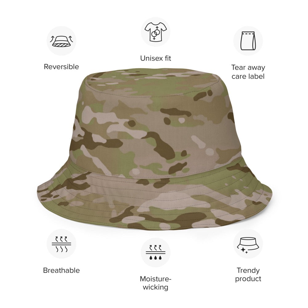 American Multi CAMO Arid Reversible bucket hat - Bucket Hat