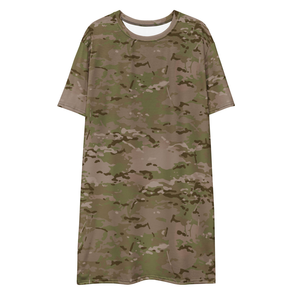 American Multi CAMO Arid T-shirt dress - Womens T-Shirt Dress