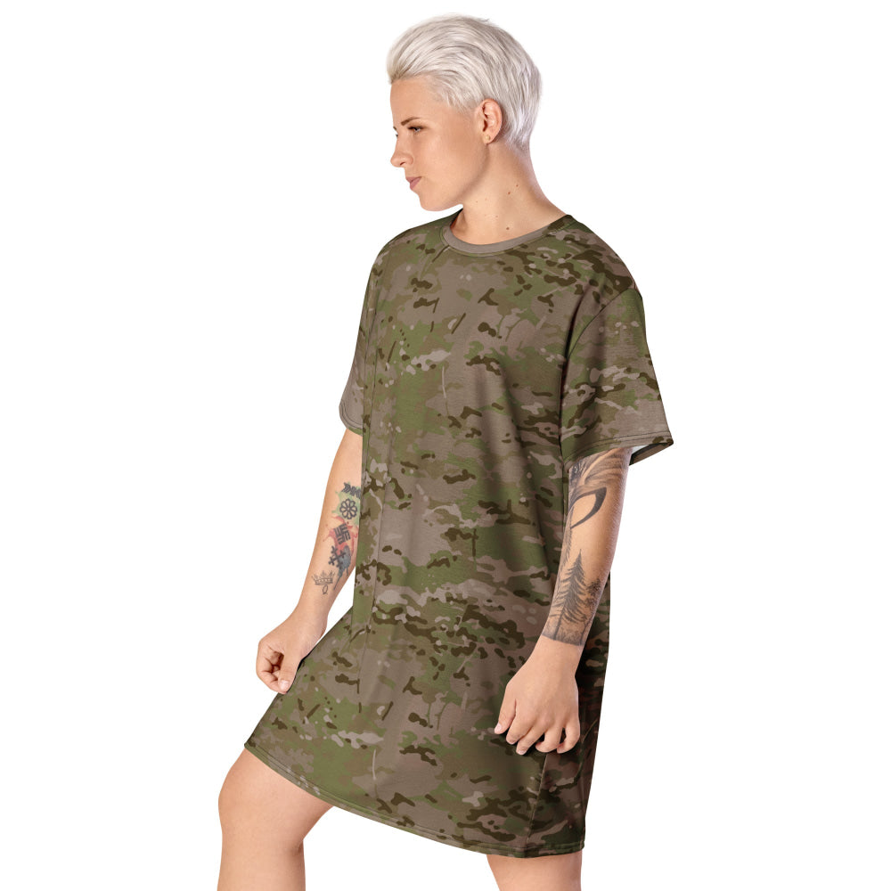 American Multi CAMO Arid T-shirt dress - Womens T-Shirt Dress