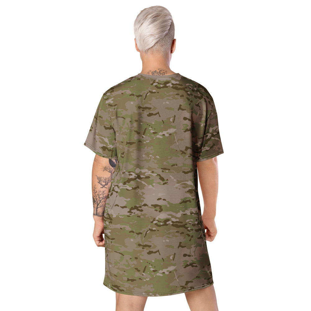 American Multi CAMO Arid T-shirt dress - Womens T-Shirt Dress