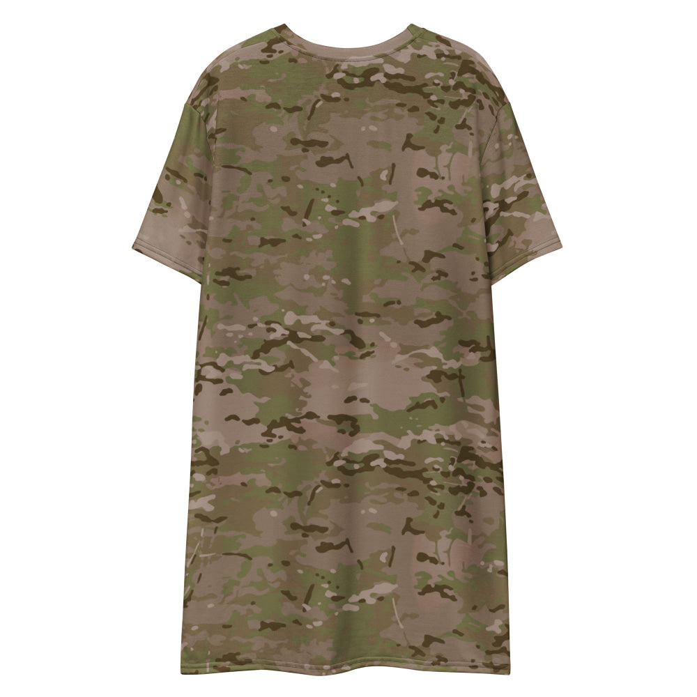 American Multi CAMO Arid T-shirt dress - Womens T-Shirt Dress