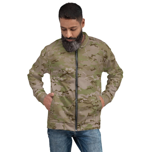 American Multi CAMO Arid Unisex Bomber Jacket