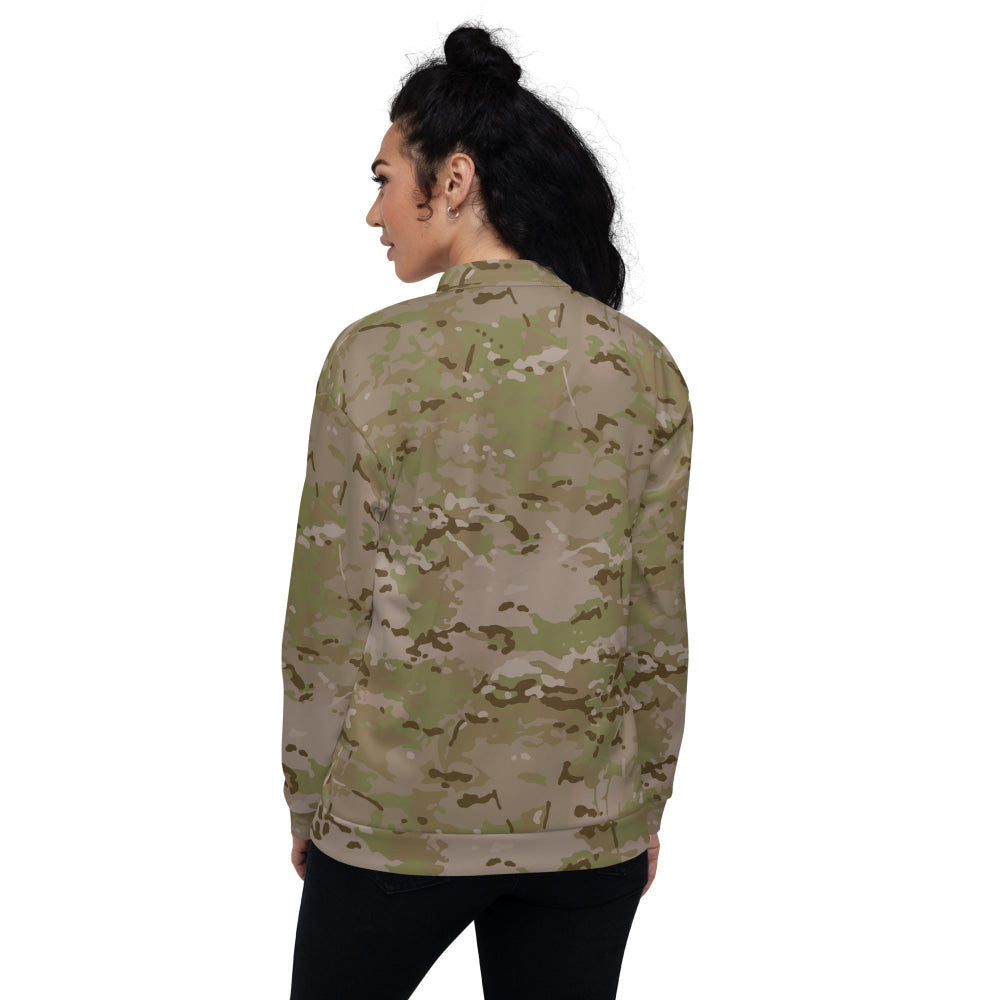 American Multi CAMO Arid Unisex Bomber Jacket