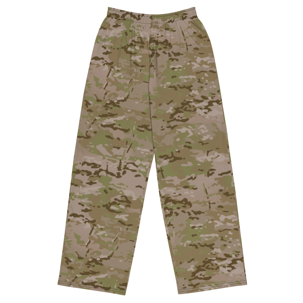 American Multi CAMO Arid unisex wide-leg pants - 2XS - Unisex Wide-Leg Pants