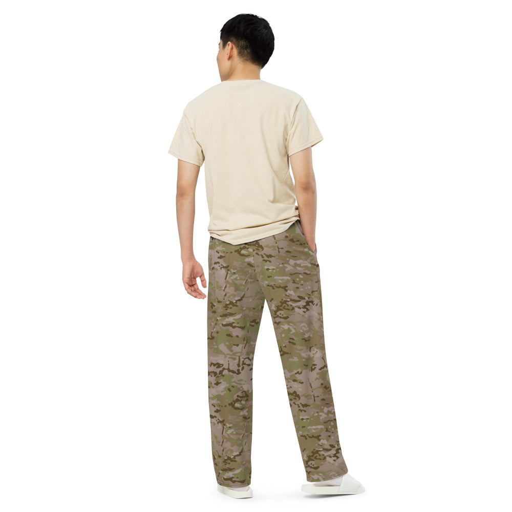 American Multi CAMO Arid unisex wide-leg pants - Unisex Wide-Leg Pants