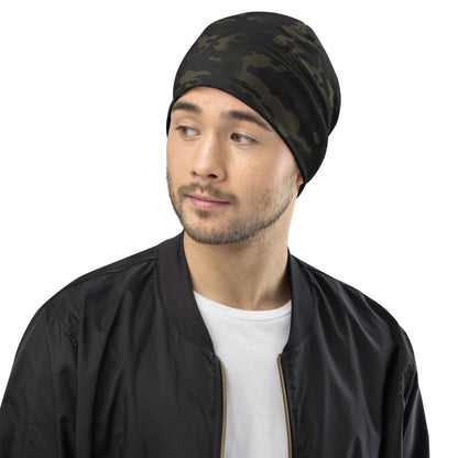 American Multi CAMO Black Beanie