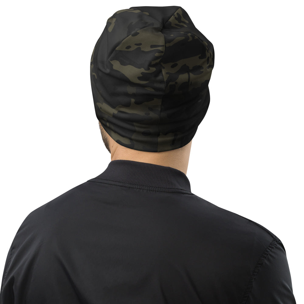 American Multi CAMO Black Beanie