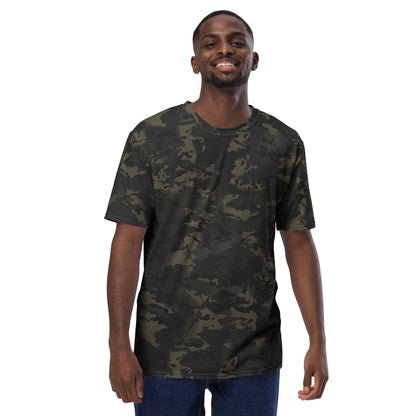 American Multi CAMO Black Men’s T-shirt - Mens T-Shirt