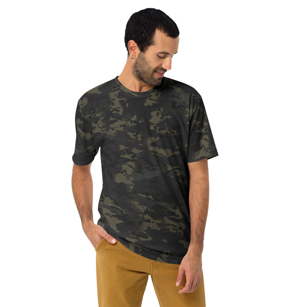 American Multi CAMO Black Men’s T-shirt - Mens T-Shirt