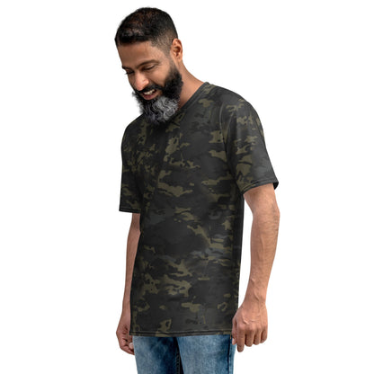 American Multi CAMO Black Men’s T-shirt - Mens T-Shirt