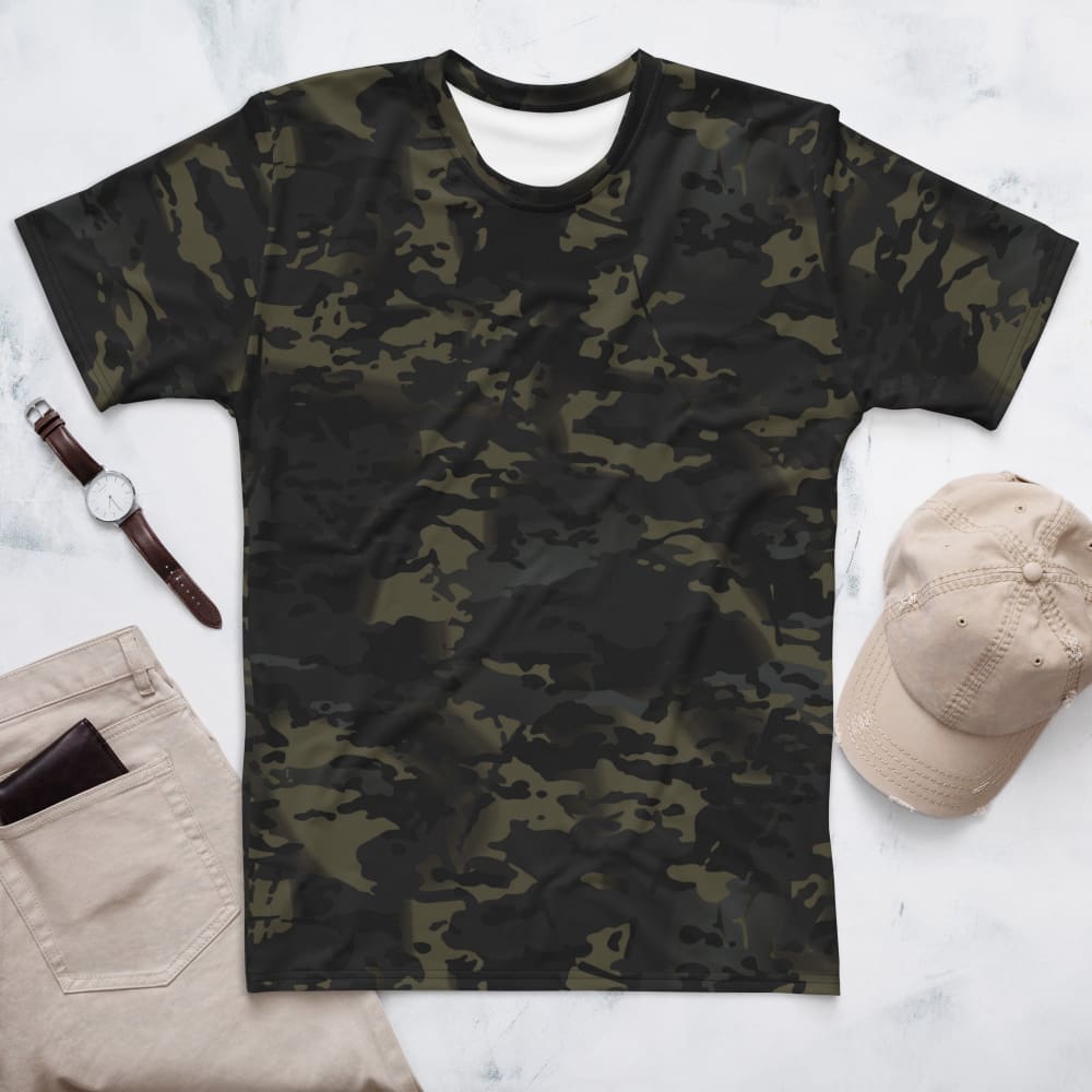 American Multi CAMO Black Men’s T-shirt - XS
