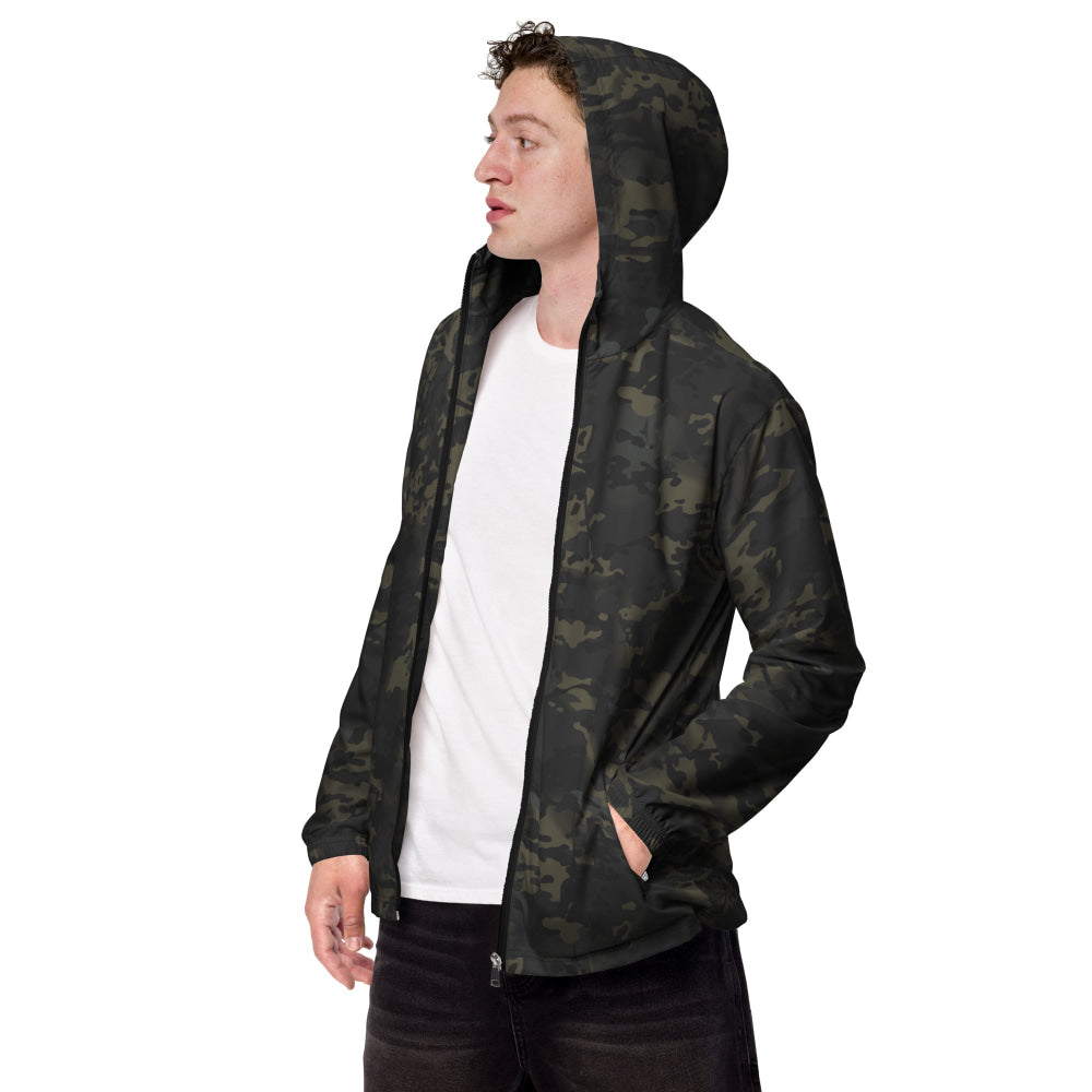 American Multi CAMO Black Men’s windbreaker - XS - Mens Windbreaker