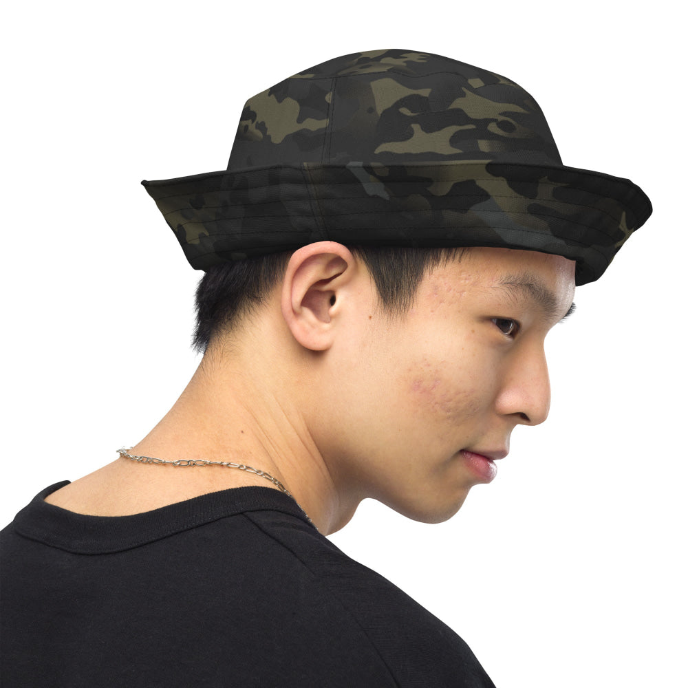 American Multi CAMO Black Reversible bucket hat - Bucket Hat