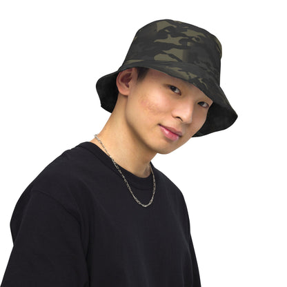 American Multi CAMO Black Reversible bucket hat - Bucket Hat