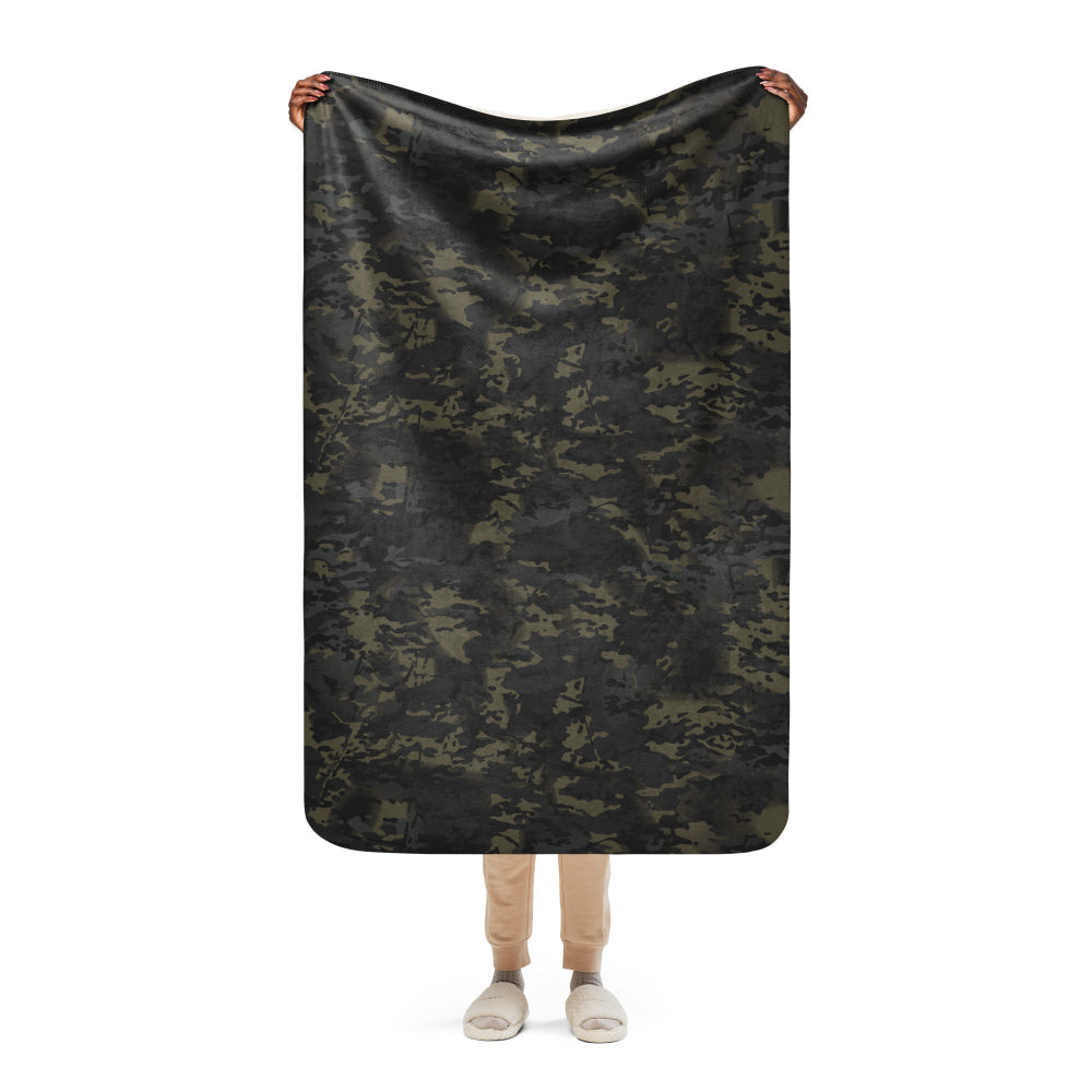 American Multi CAMO Black Sherpa blanket - 37″×57″ - Blanket