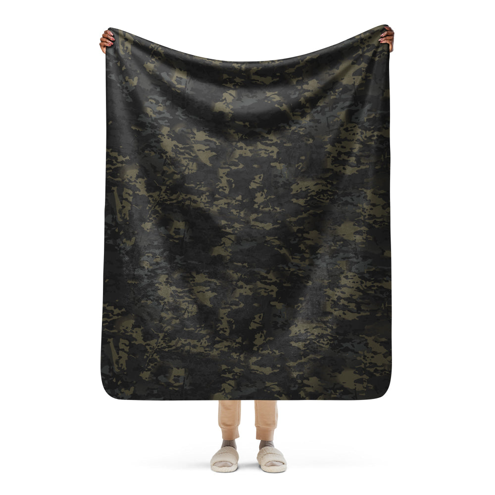 American Multi CAMO Black Sherpa blanket - 50″×60″ - Blanket