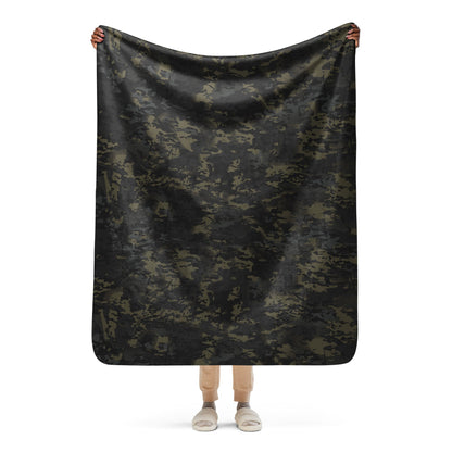 American Multi CAMO Black Sherpa blanket - 50″×60″ - Blanket