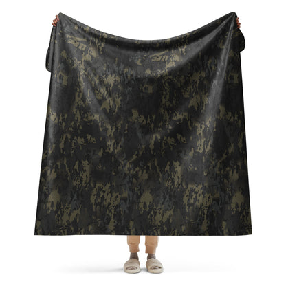 American Multi CAMO Black Sherpa blanket - 60″×80″ - Blanket