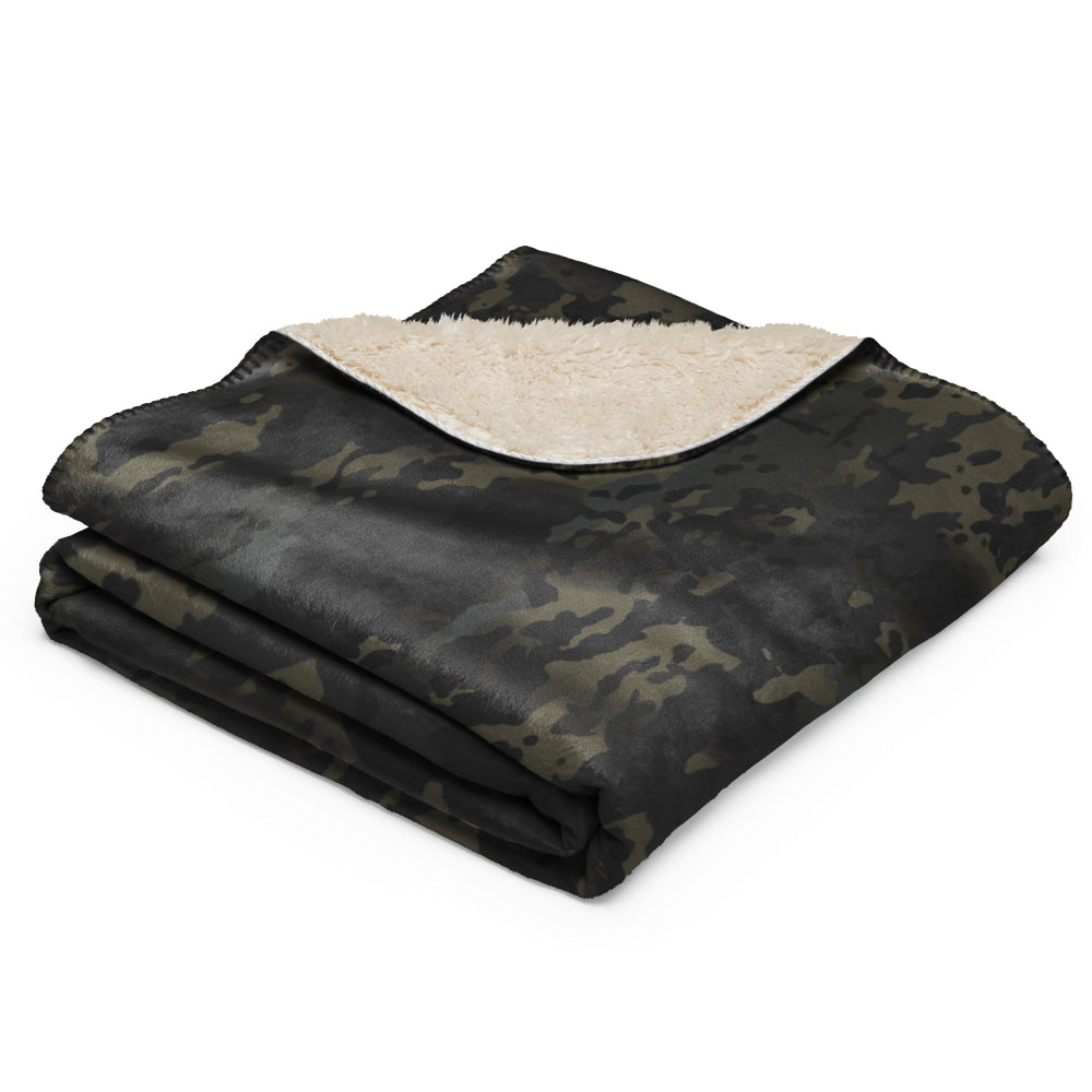 American Multi CAMO Black Sherpa blanket - Blanket