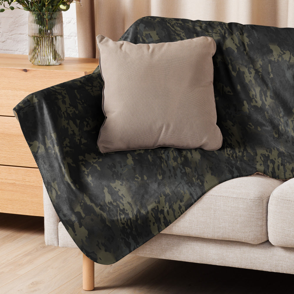 American Multi CAMO Black Sherpa blanket - Blanket