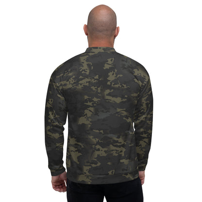 American Multi CAMO Black Unisex Bomber Jacket