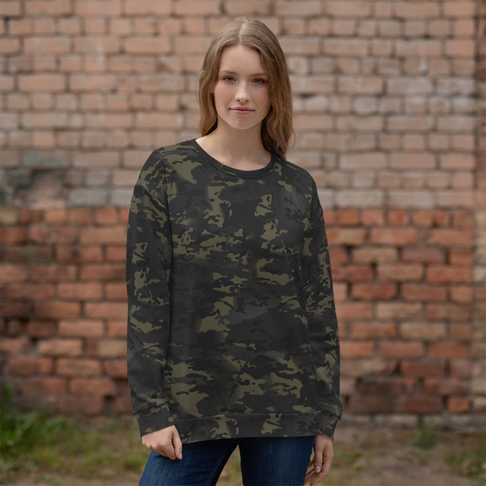 American Multi CAMO Black Unisex Sweatshirt