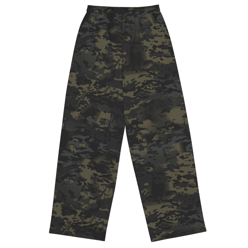 American Multi CAMO Black unisex wide-leg pants - Unisex Wide-Leg Pants