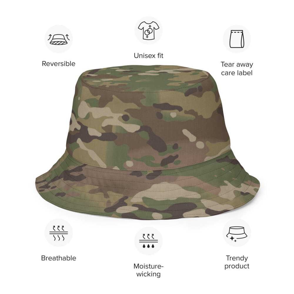 American Multi CAMO Reversible bucket hat