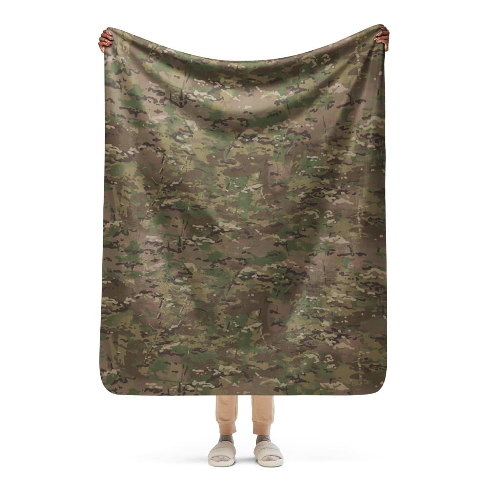 American Multi CAMO Sherpa blanket - 50″×60″