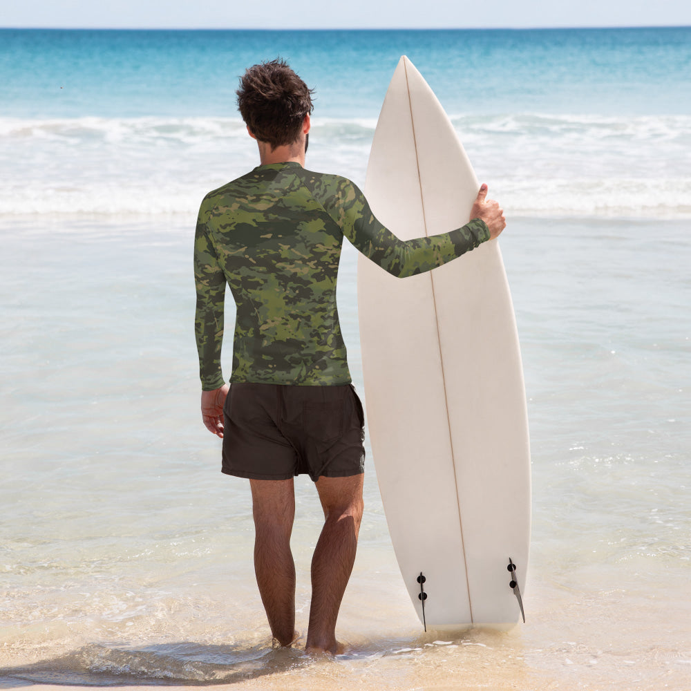 American Multi CAMO Tropical Men’s Rash Guard - Mens