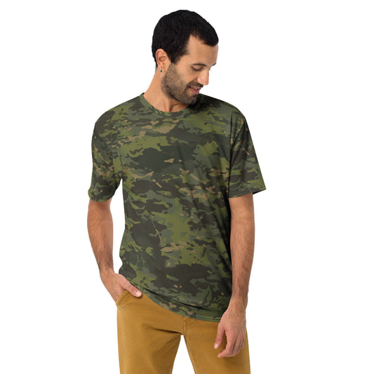 American Multi CAMO Tropical Men’s T-shirt - Mens T-Shirt