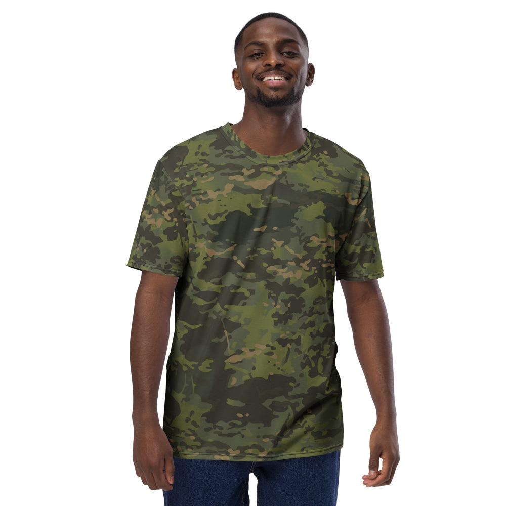 American Multi CAMO Tropical Men’s T-shirt - Mens T-Shirt