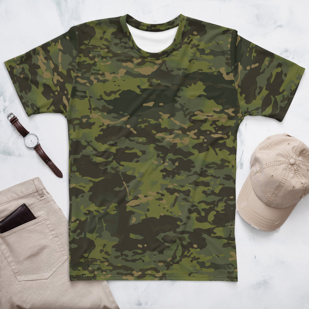 American Multi CAMO Tropical Men’s T-shirt - XS - Mens T-Shirt