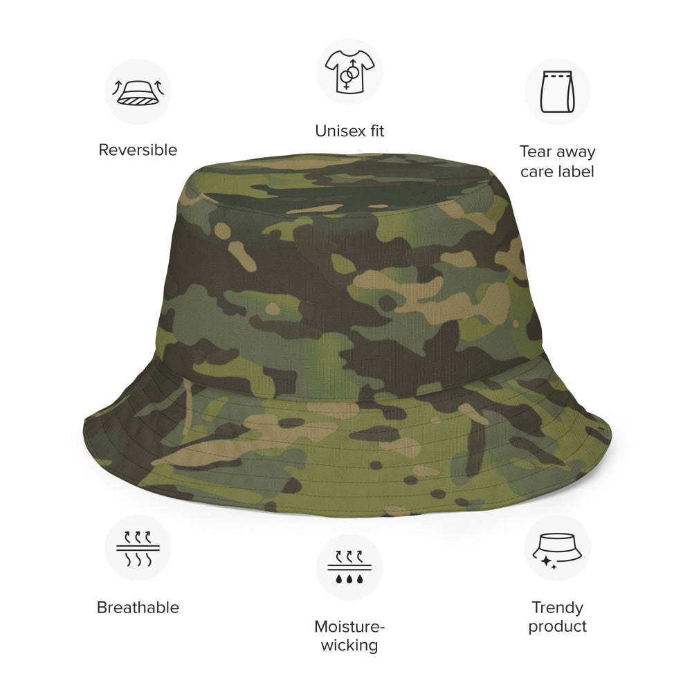 American Multi CAMO Tropical Reversible bucket hat - Bucket Hat