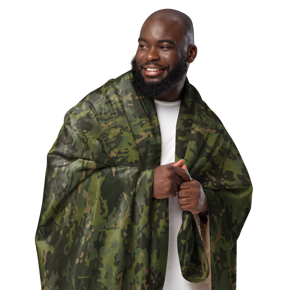 American Multi CAMO Tropical Sherpa blanket - Blanket