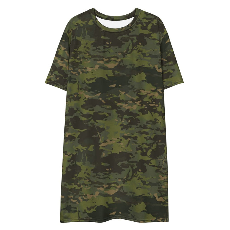 American Multi CAMO Tropical T-shirt dress