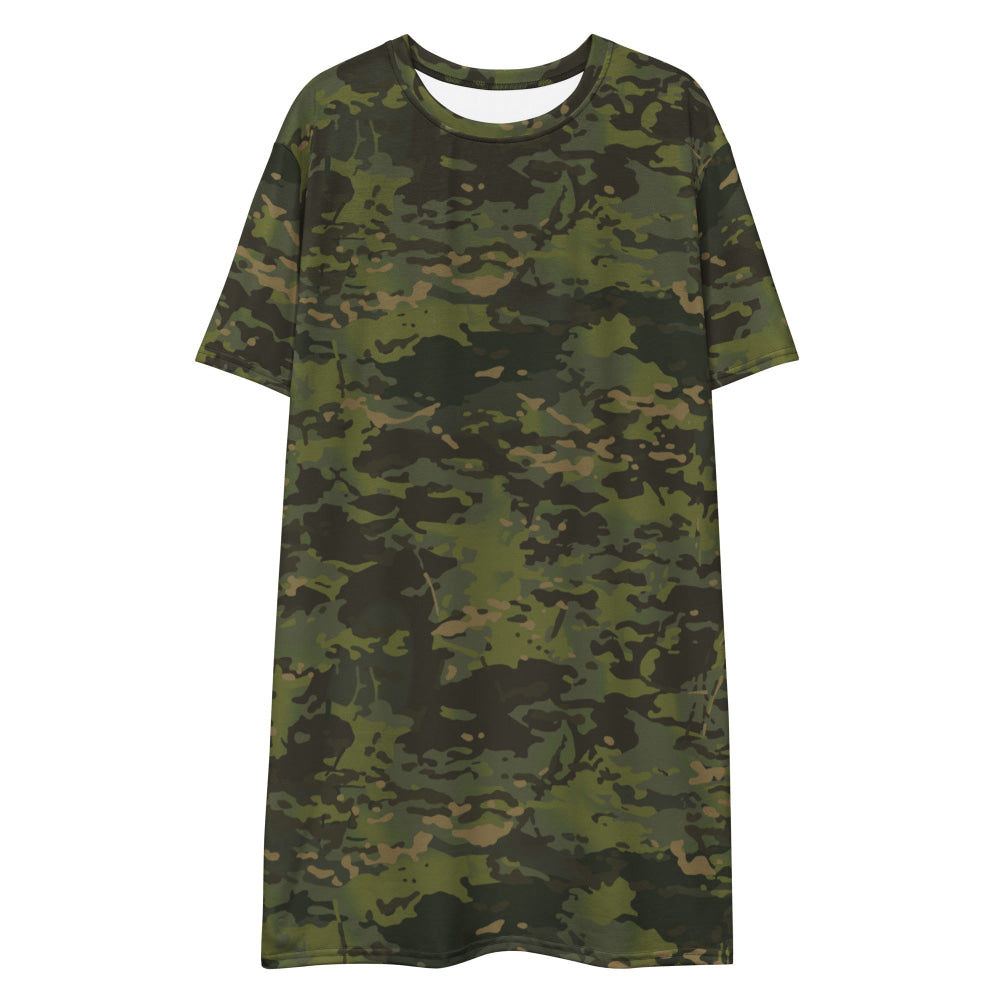 American Multi CAMO Tropical T-shirt dress - Womens T-Shirt Dress