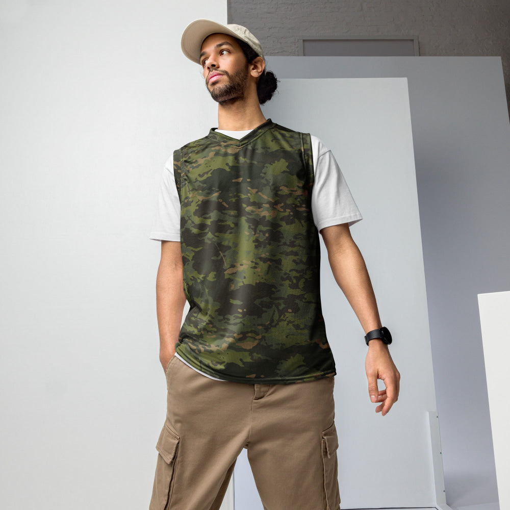 American Multi CAMO Tropical unisex basketball jersey - 2XS - Unisex Basketball Jersey